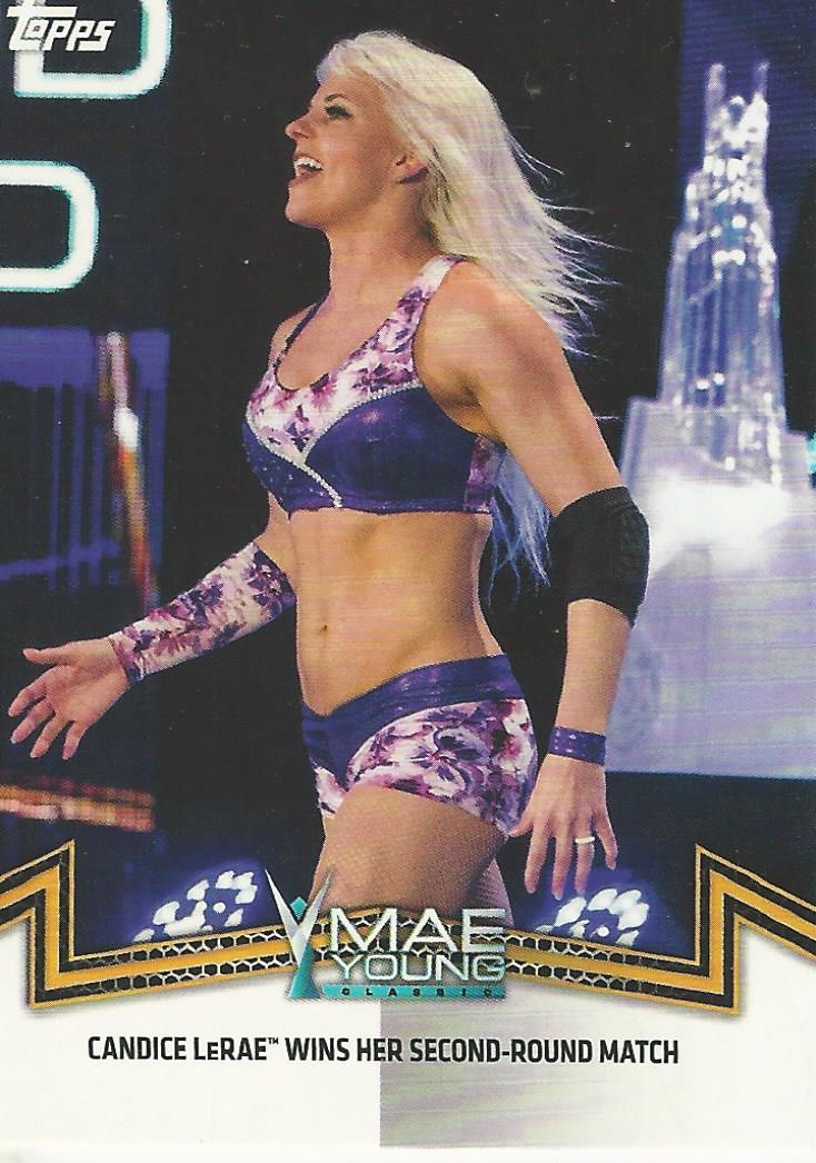 WWE Topps Women Division 2018 Candice LeRae NXT-24 trading card PW Catalog