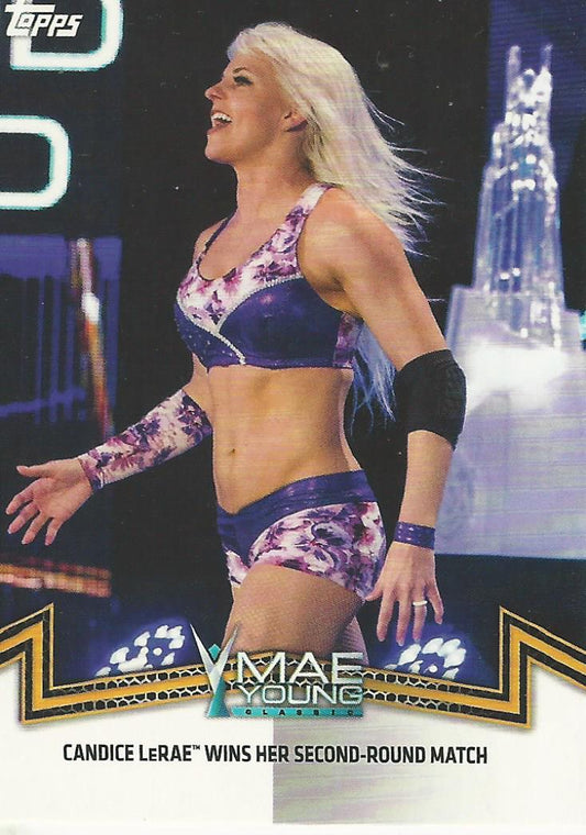 WWE Topps Women Division 2018 Candice LeRae NXT-24 trading card PW Catalog