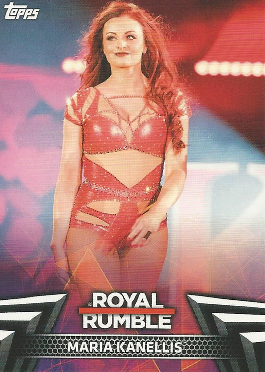 WWE Topps Women Division 2019 Maria Kanellis RR24 trading card PW Catalog