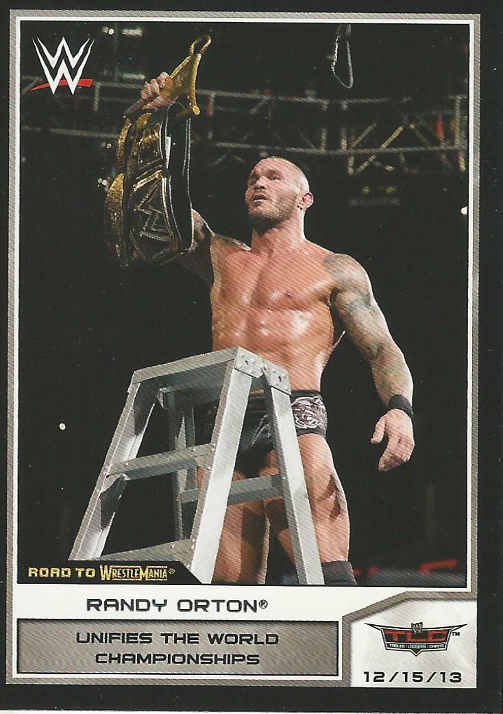 WWE Topps Road to Wrestlemania 2014 Randy Orton #64