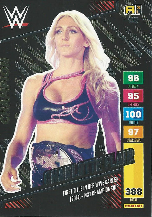 WWE Panini XL Adrenalyn 2024 Charlotte Flair #124