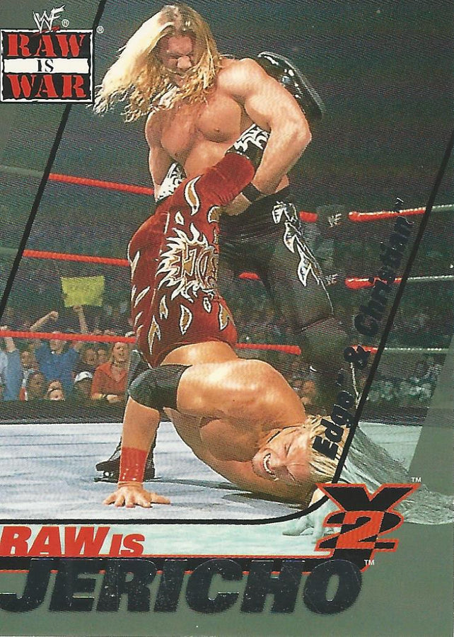 WWF Fleer Raw 2001 Chris Jericho 5 of 15 trading card PW Catalog