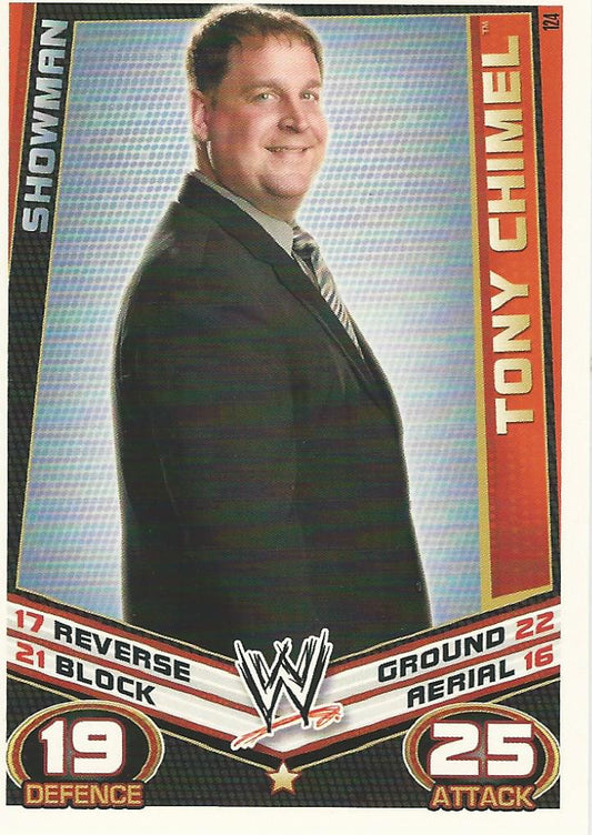 WWE Topps Slam Attax Rebellion 2012 Tony Chimel #124
