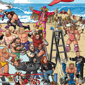 Bill Main "SummerSlam" Framed Giclée Print
