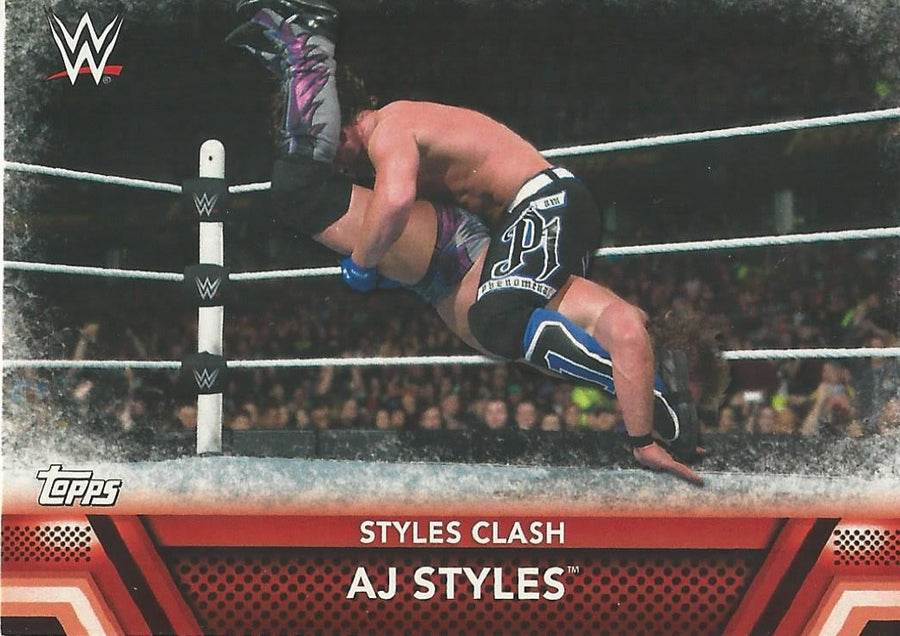 WWE Topps Then Now Forever 2017 AJ Styles #F25