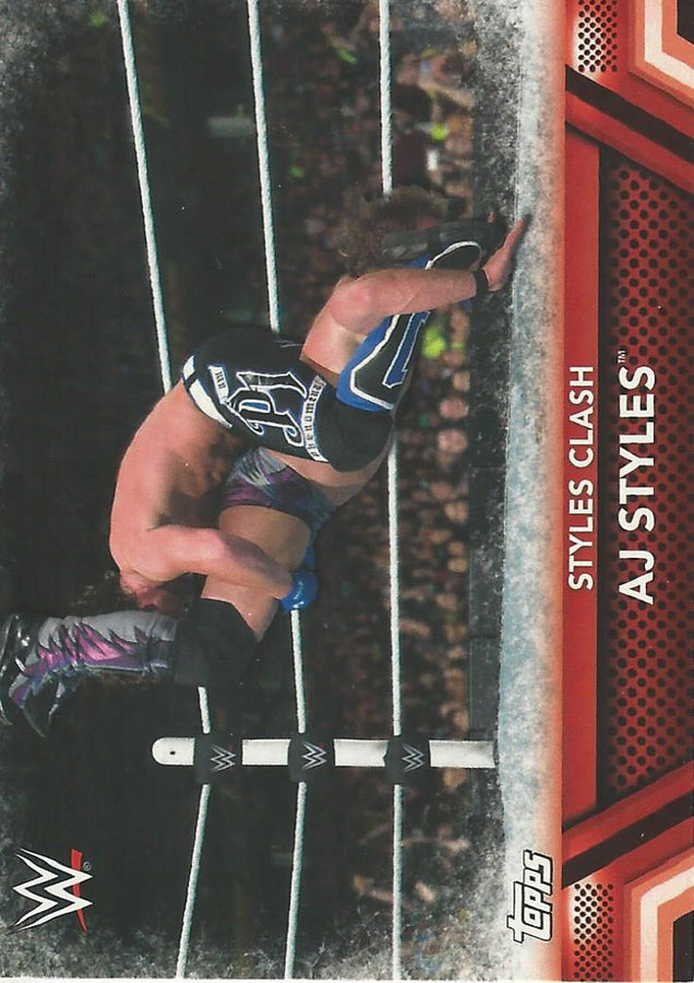 WWE Topps Then Now Forever 2017 AJ Styles #F25
