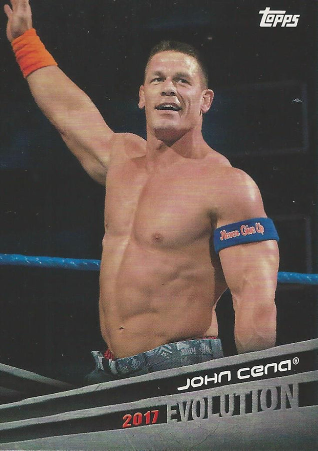 WWE Topps 2018 John Cena E25 trading card PW Catalog