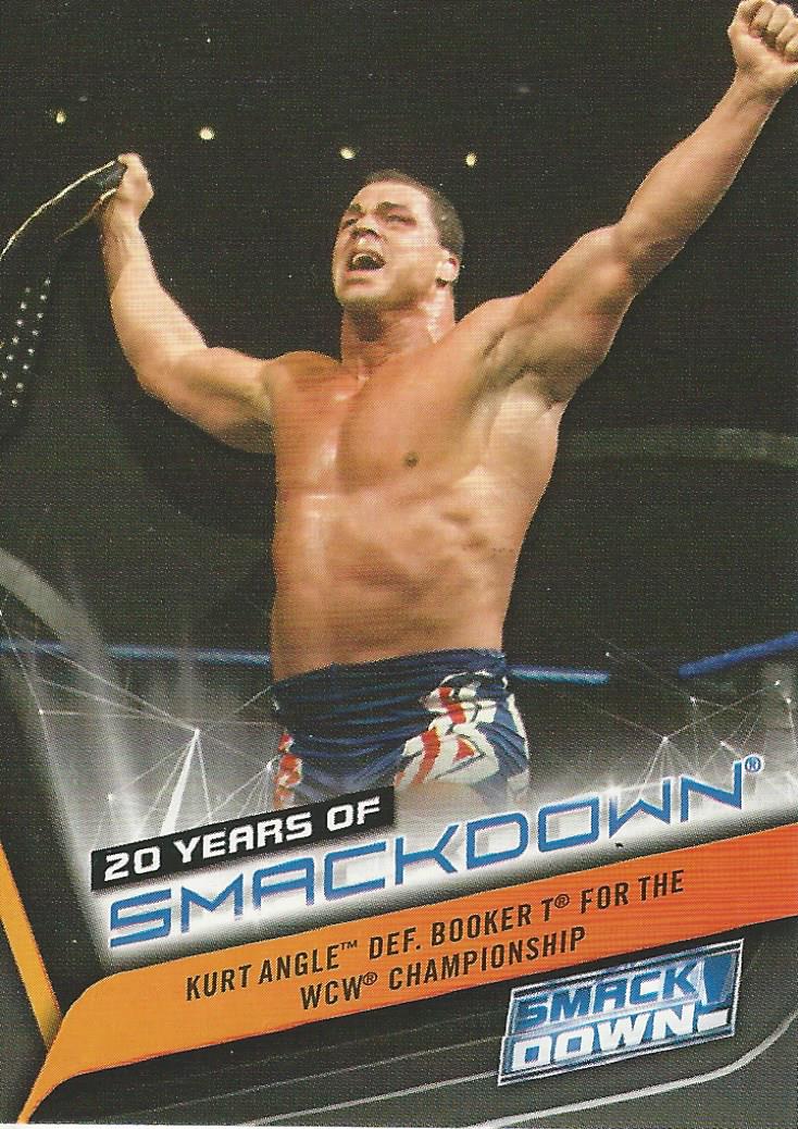 WWE Topps Smackdown 2019 Kurt Angle SD-5 trading card PW Catalog