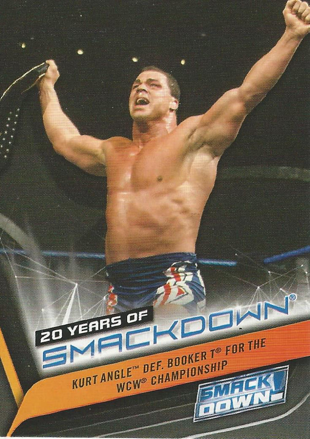 WWE Topps Smackdown 2019 Kurt Angle SD-5 trading card PW Catalog