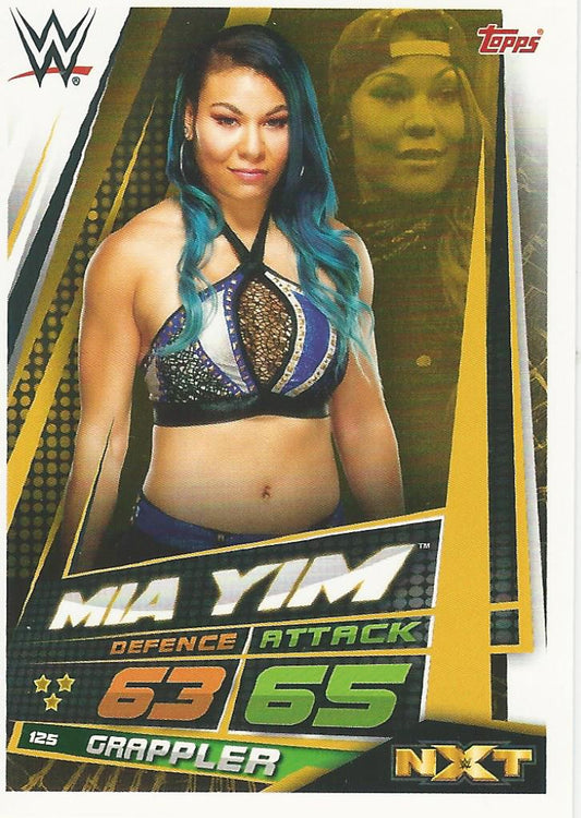 WWE Topps Slam Attax Universe 2019 Mia Yim #125