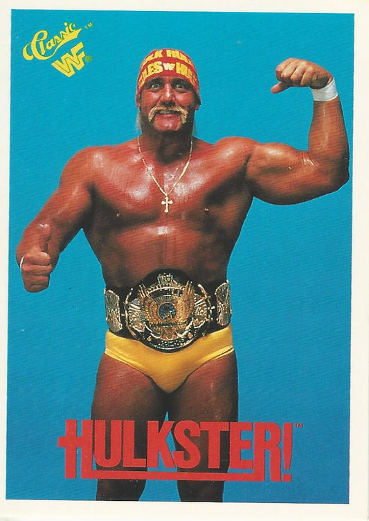 WWF Classic Trading Cards 1990 Hulk Hogan #125