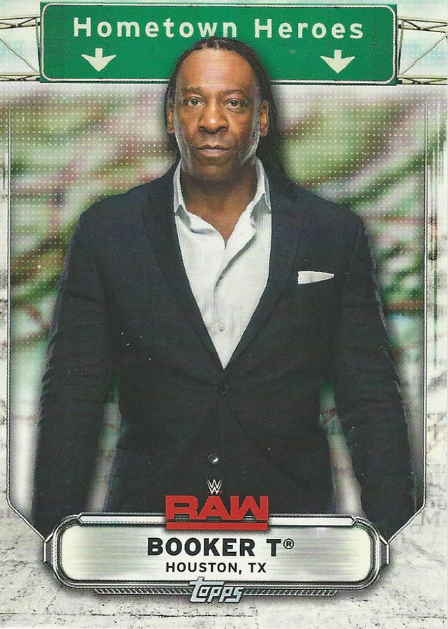 WWE Topps Raw 2019 Booker T HH-9 trading card PW Catalog