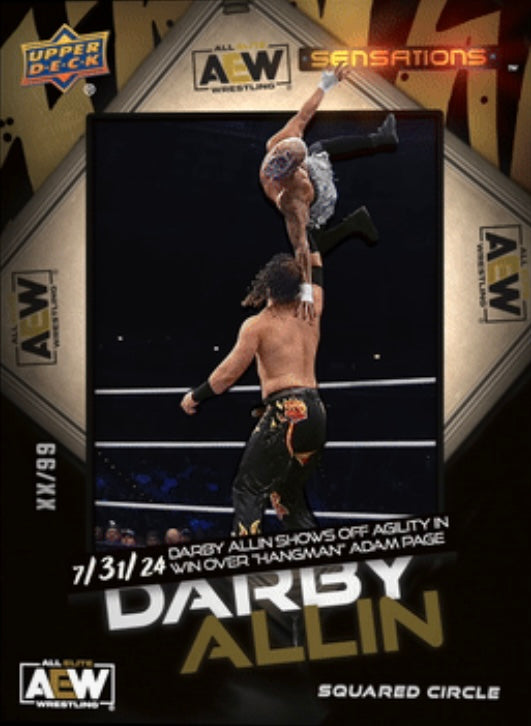 7/31/24 – Darby Allin – Darby Allin Shows OFF Agility in Win Over “Hangman” Adam Page