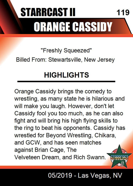 Orange Cassidy trading card PW Catalog