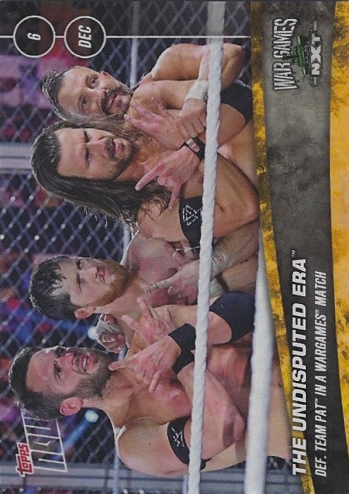 The Undisputed ERA DEF. Team PAT in a Wargames Match trading card PW Catalog