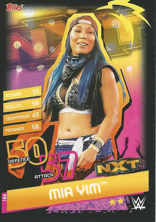 WWE Topps Slam Attax Reloaded 2020 Mia Yim #126 NXT