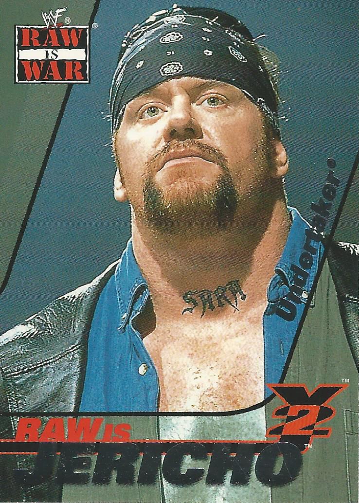 WWF Fleer Raw 2001 Undertaker 7 of 15 trading card PW Catalog