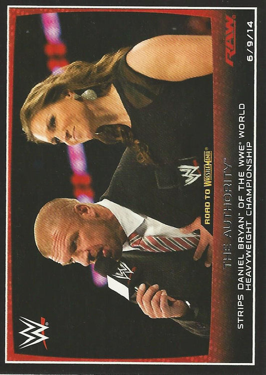 WWE Topps Road to Wrestlemania 2015 Triple H and Stephanie #26