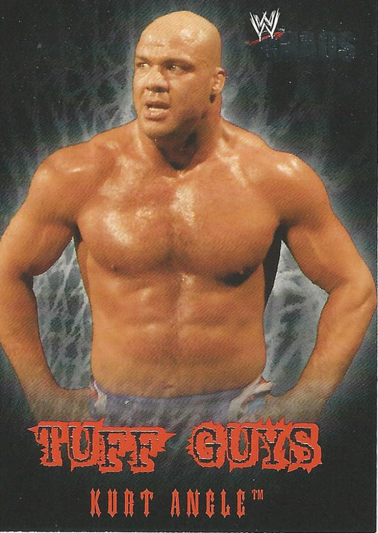 WWE Fleer Chaos 2004 Kurt Angle TE 4 of 12 trading card PW Catalog