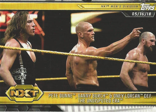 WWE Topps NXT 2019 Dunne Lorcan and Burch #26
