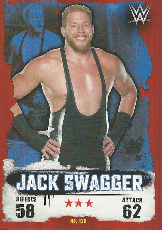 WWE Topps Slam Attax Takeover 2016 Jack Swagger #126
