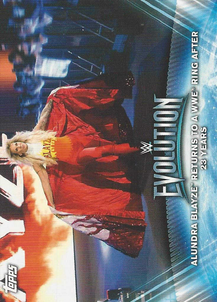 WWE Topps Women Division 2019 Alundra Blayze WE2 trading card PW Catalog
