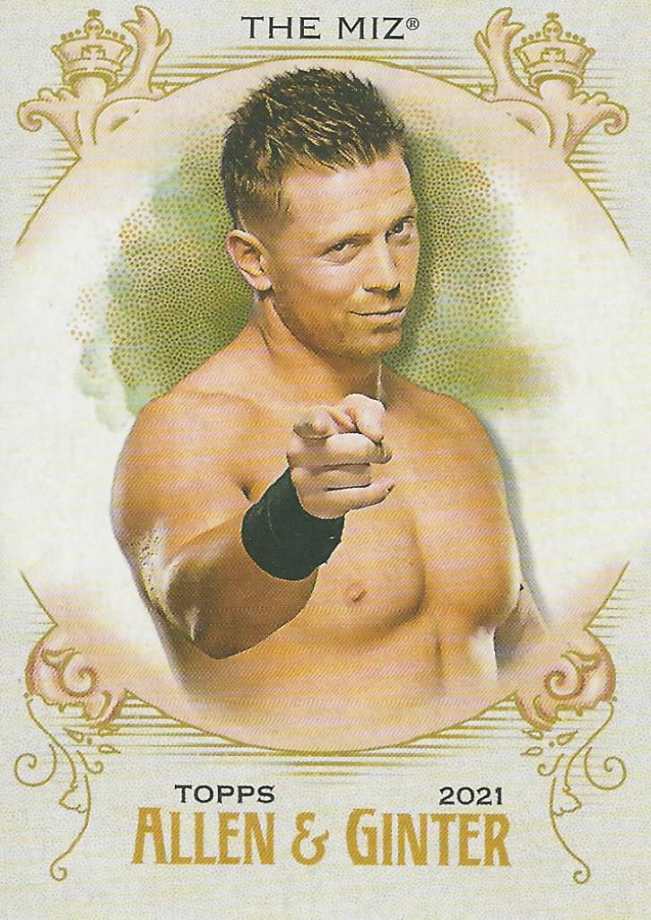 WWE Topps Heritage 2021 The Miz AG-26 trading card PW Catalog