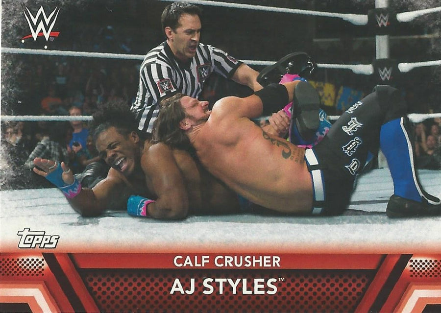 WWE Topps Then Now Forever 2017 AJ Styles #F26