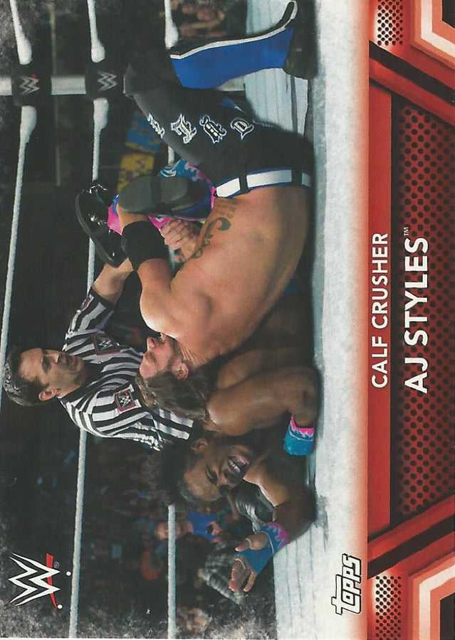 WWE Topps Then Now Forever 2017 AJ Styles #F26