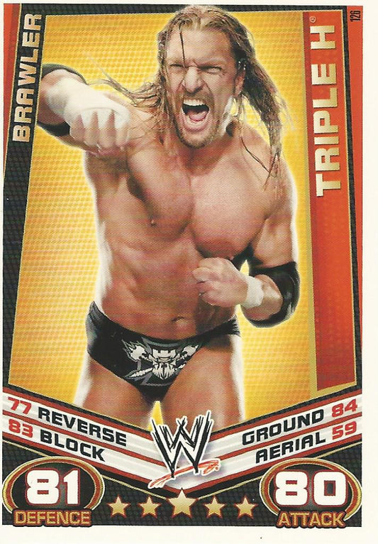 WWE Topps Slam Attax Rebellion 2012 Triple H #126