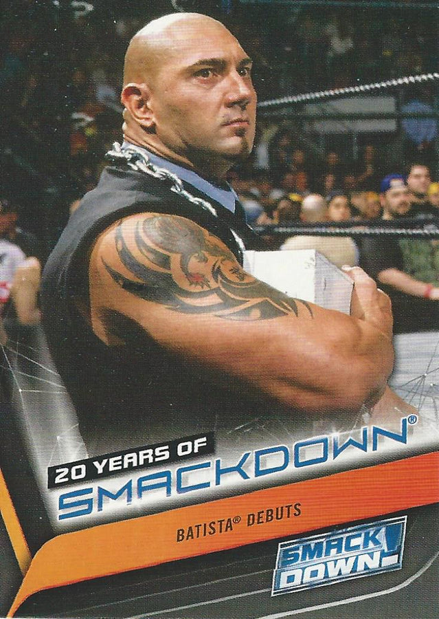 WWE Topps Smackdown 2019 Batista SD-6 trading card PW Catalog
