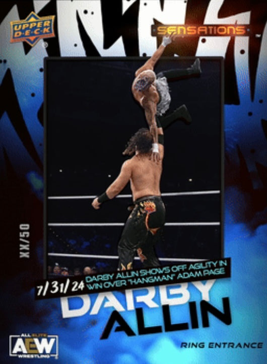 7/31/24 – Darby Allin – Darby Allin Shows OFF Agility in Win Over “Hangman” Adam Page