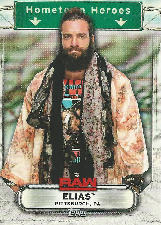 WWE Topps Raw 2019 Elias HH-15 trading card PW Catalog
