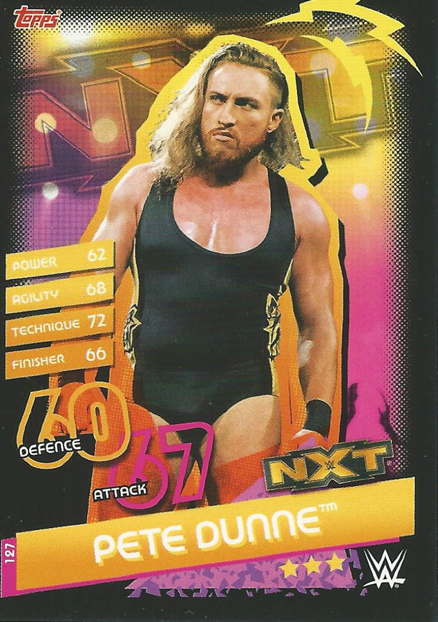 WWE Topps Slam Attax Reloaded 2020 Pete Dunne #127 NXT