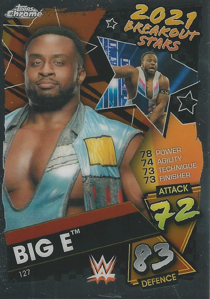 WWE Topps Slam Attax Chrome 2021 Big E #227