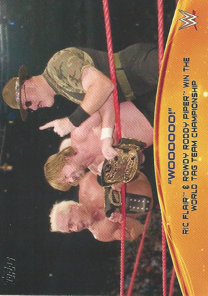 WWE Topps 2015 Ric Flair 7 of 10 trading card PW Catalog