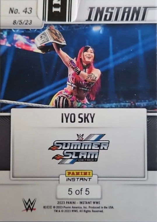 IYO SKY – IYO SKY Cashes in Chance and Claims Women’s Championship trading card PW Catalog