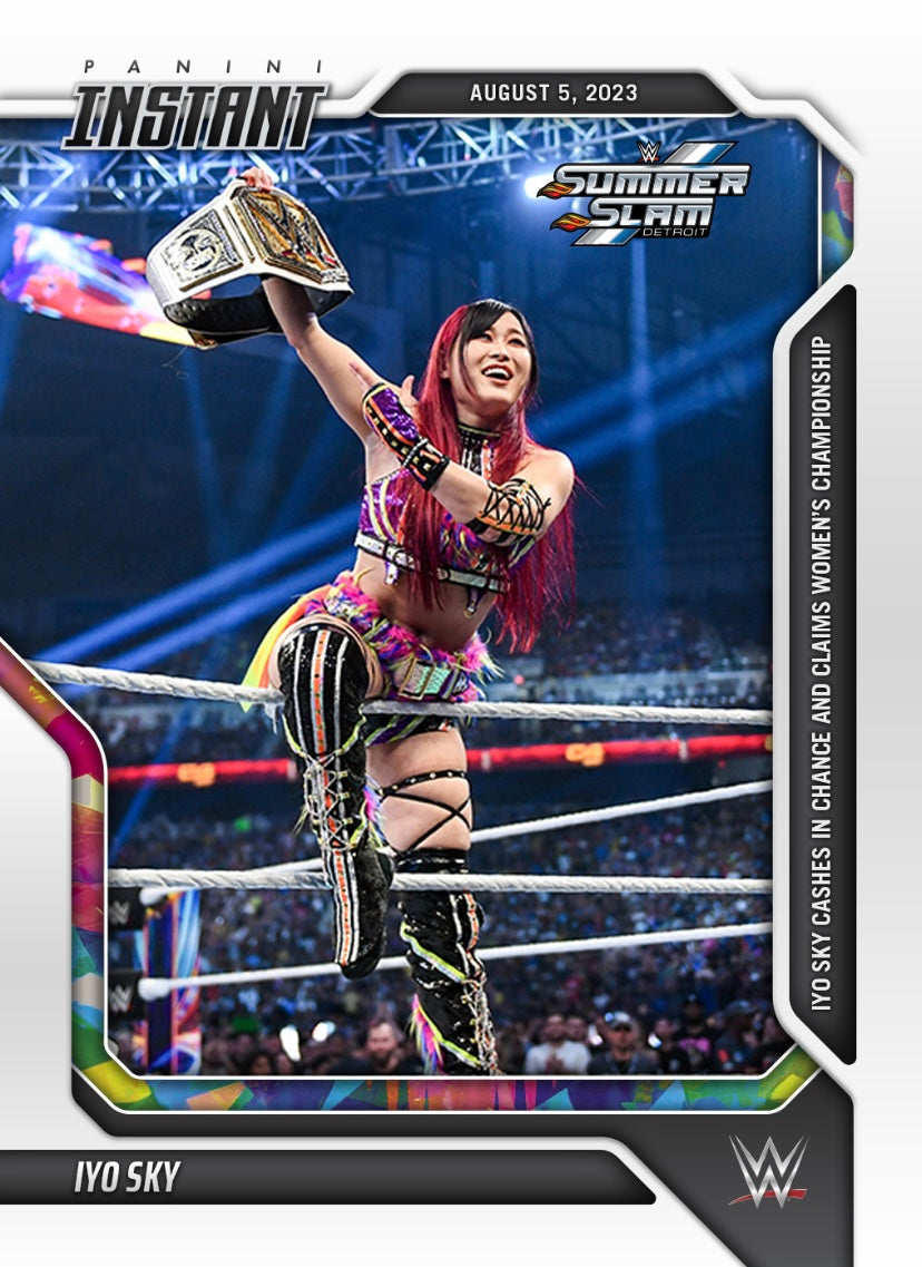 IYO SKY – IYO SKY Cashes in Chance and Claims Women’s Championship trading card PW Catalog