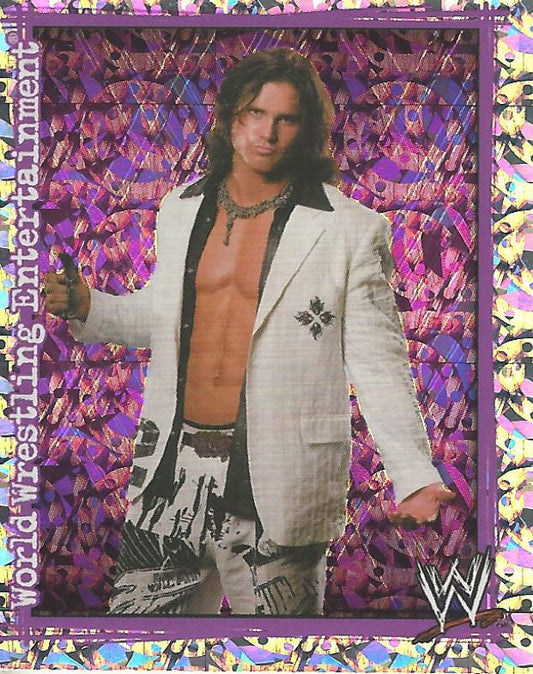 WWE Topps Superstars Uncovered 2007 Sticker John Morrison Foil #128