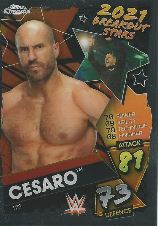 WWE Topps Slam Attax Chrome 2021 Cesaro #128