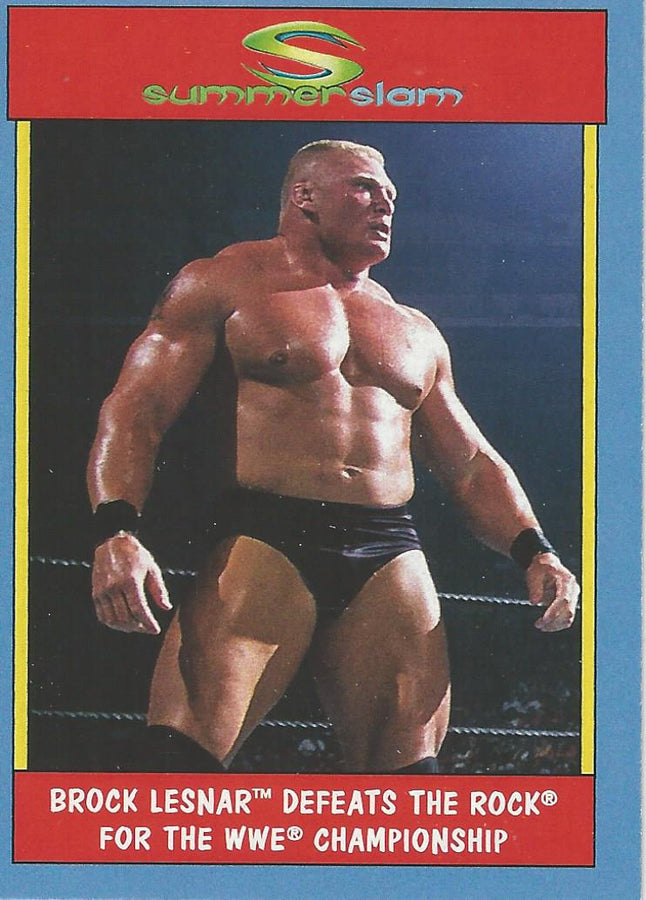 WWE Topps Heritage 2017 Brock Lesnar #28