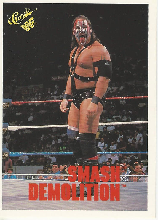 WWF Classic Trading Cards 1990 Smash Demolition No.128 trading card PW Catalog