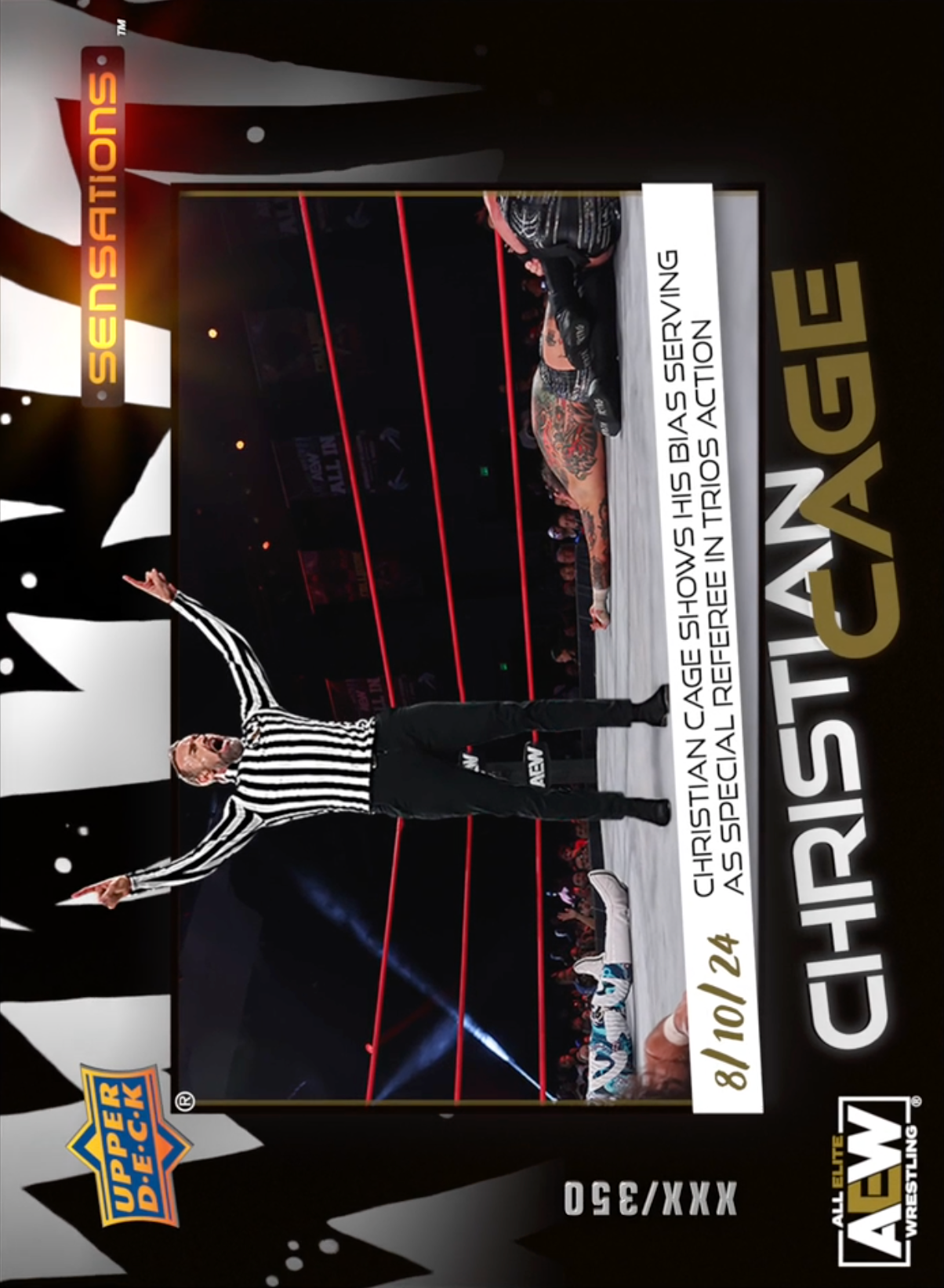 8/10/24 – Christian Cage – Christian Cage Shows HIS Bias Serving AS Special Referee in Trios Action