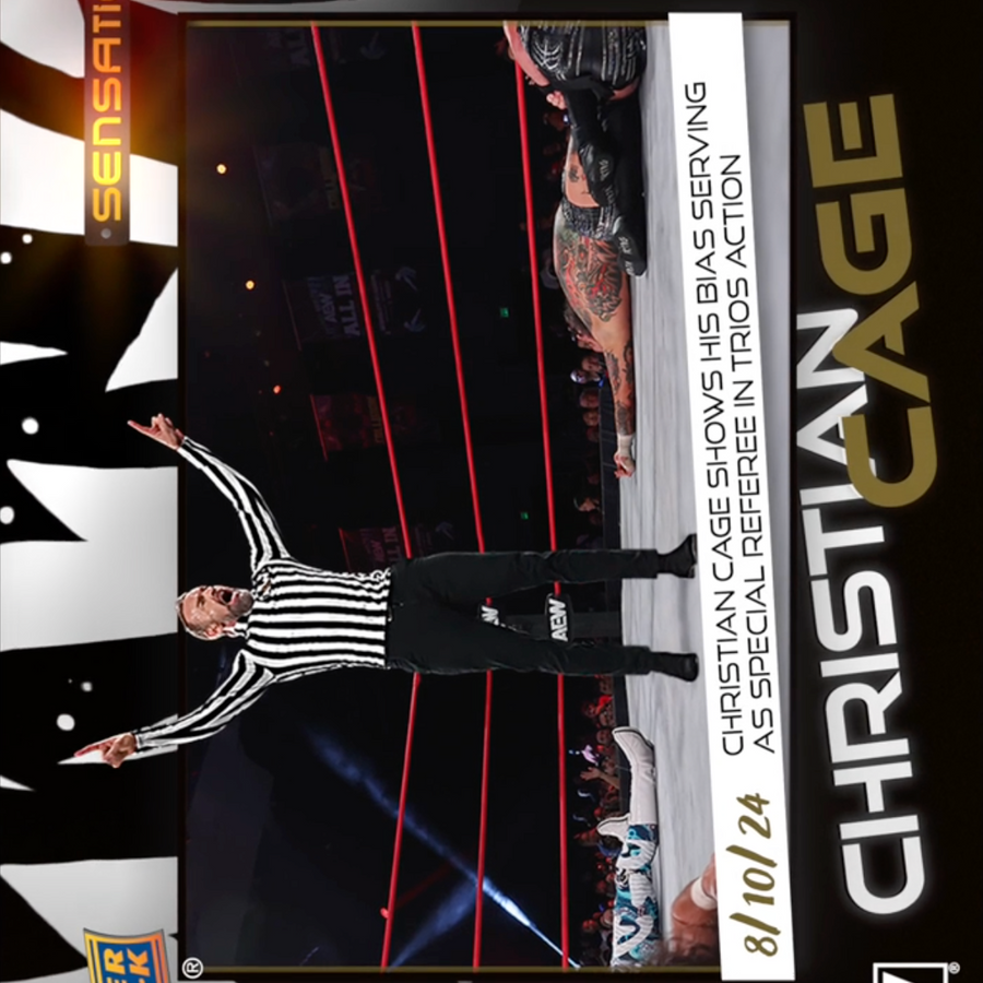 8/10/24 – Christian Cage – Christian Cage Shows HIS Bias Serving AS Special Referee in Trios Action