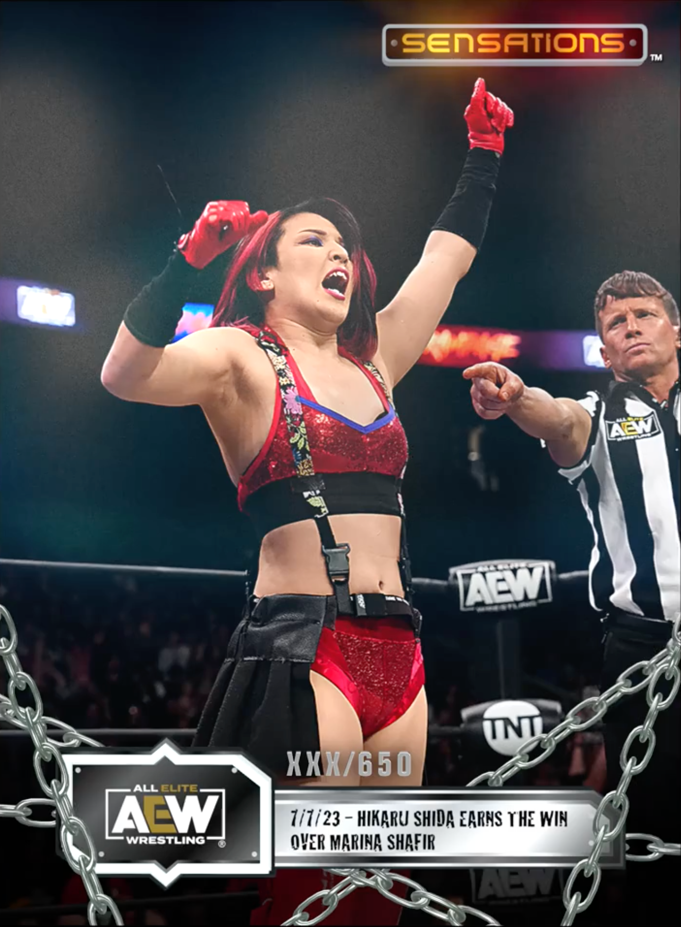 7/7/23 – Hikaru Shida – Hikaru Shida Earns the Win Over Marina Shafir