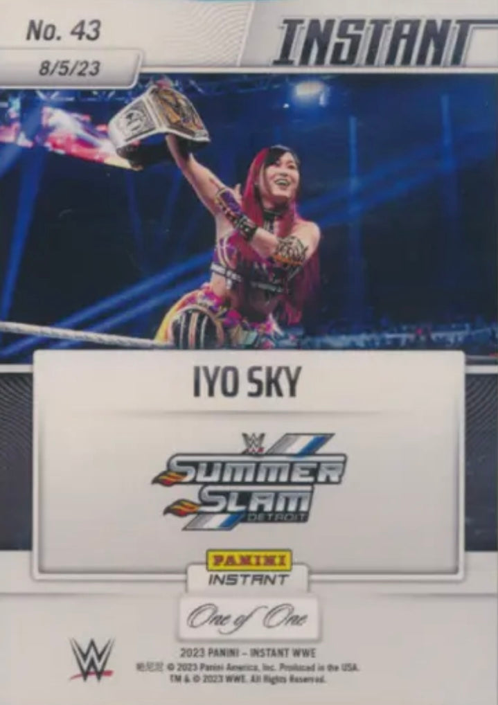 IYO SKY – IYO SKY Cashes in Chance and Claims Women’s Championship trading card PW Catalog