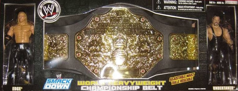 WWE Jakks Pacific World Heavyweight Championship Belt [With Edge & Undertaker] Action & Toy Figures PWcatalog