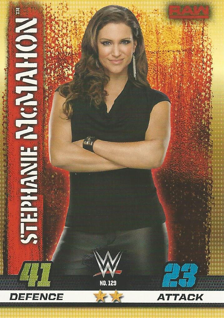 WWE Topps Slam Attax 10th Edition 2017 Stephanie McMahon #129
