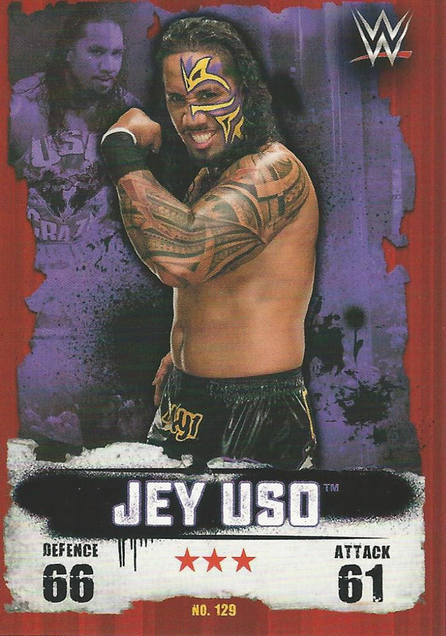 WWE Topps Slam Attax Takeover 2016 Jey Uso #129