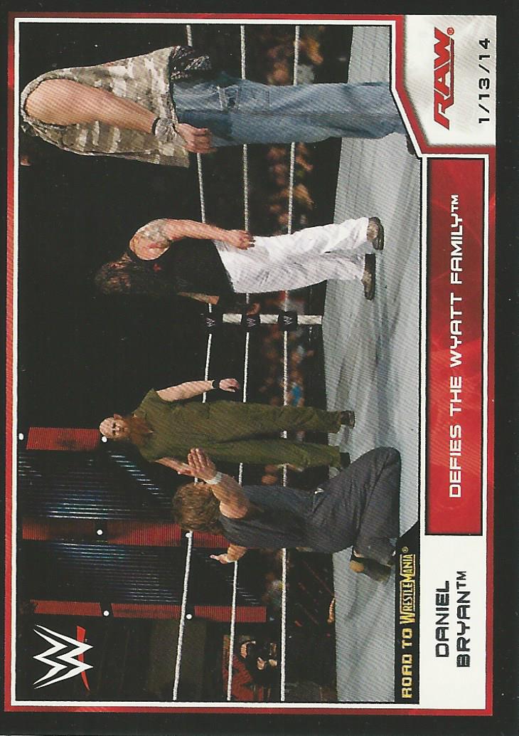 WWE Topps Road to Wrestlemania 2014 Daniel Bryan #69
